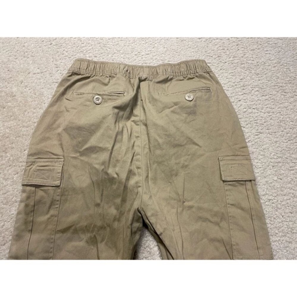 Galaxy by Harvic Khaki Cargo Jogger Pants Size M - Picture 5 of 7